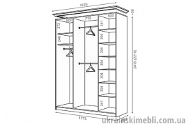 Корпус 1800х600 W (Рим-Венеціано 2Д 1.8)